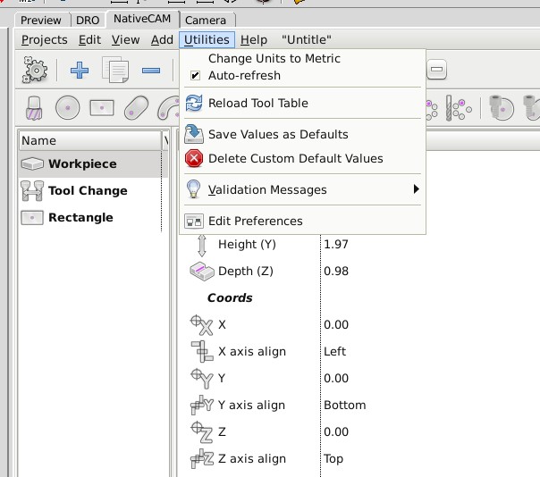 NativeCAM - using metric on imperial machine - LinuxCNC