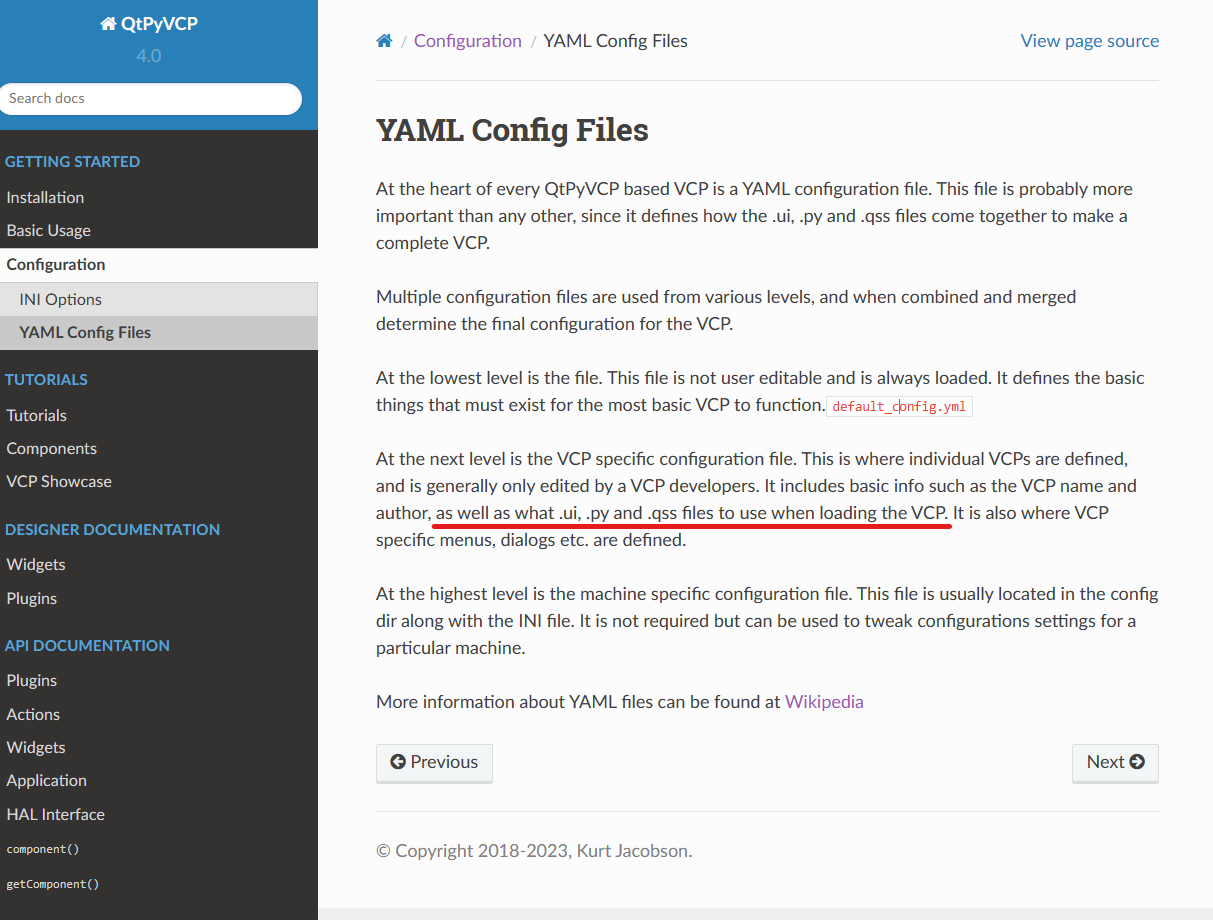 YML and .py file - LinuxCNC